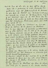 Carta de Emilio Gutiérrez Caba a Francisco Rabal. 5 de septiembre de 1991 | Biblioteca Virtual Miguel de Cervantes