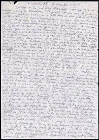 Carta de Francisco Rabal a Asunción Balaguer. Madrid, 15 de diciembre de 1949 | Biblioteca Virtual Miguel de Cervantes