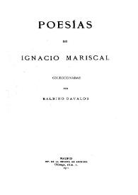 Poesías / de Ignacio Mariscal | Biblioteca Virtual Miguel de Cervantes