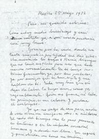 Carta de Luis Buñuel a Francisco Rabal. México, 25 de mayo de 1982 | Biblioteca Virtual Miguel de Cervantes