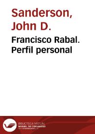 Francisco Rabal. Perfil personal | Biblioteca Virtual Miguel de Cervantes