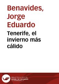 Tenerife, el invierno más cálido | Biblioteca Virtual Miguel de Cervantes