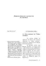Normas penales y conflicto de deberes / Juan Pablo Alonso | Biblioteca Virtual Miguel de Cervantes