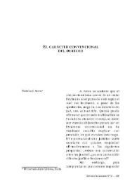 El carácter convencional del derecho / Federico J. Arena | Biblioteca Virtual Miguel de Cervantes