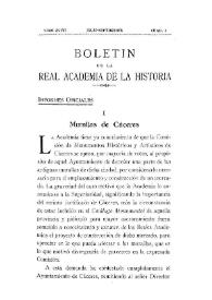 Murallas de Cáceres / José Ramón Mélida | Biblioteca Virtual Miguel de Cervantes