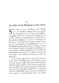El castillo de los Marqueses de las Navas / Fidel Pérez-Mínguez | Biblioteca Virtual Miguel de Cervantes