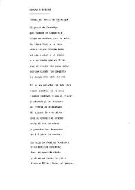 Copla de Francisco Rabal, "Pepe, el perro de Saramago". 14 de agosto de 2001 | Biblioteca Virtual Miguel de Cervantes