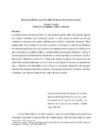 Memoria, oralidad y escritura. Sobre literatura oral y literatura escrita / Pedro C. Cerrillo | Biblioteca Virtual Miguel de Cervantes