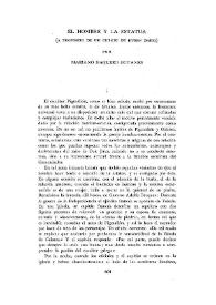 El hombre y la estatua (a propósito de un cuento de Rubén Darío) / por Mariano Baquero Goyanes | Biblioteca Virtual Miguel de Cervantes