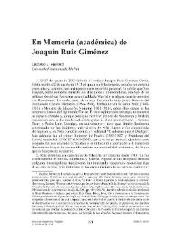 En Memoria (académica) de Joaquín Ruiz Giménez / Liborio L. Hierro | Biblioteca Virtual Miguel de Cervantes
