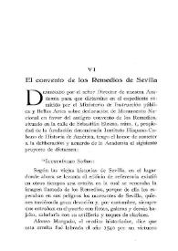 El convento de los Remedios de Sevilla / V. Castañeda | Biblioteca Virtual Miguel de Cervantes