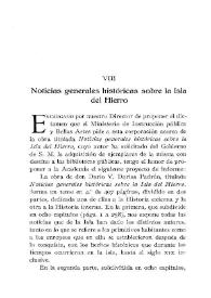 Noticias generales históricas sobre la Isla del Hierro / José Alemany | Biblioteca Virtual Miguel de Cervantes