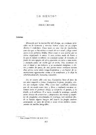 Lo siento / por Félix Grande | Biblioteca Virtual Miguel de Cervantes
