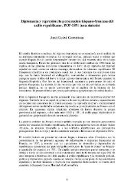Diplomacia y represión: la persecución hispano-francesa del exilio republicano, 1937-1951 (una síntesis) | Biblioteca Virtual Miguel de Cervantes