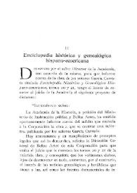 Enciclopedia histórica y genealógica hispano-americana / Vicente Castañeda | Biblioteca Virtual Miguel de Cervantes