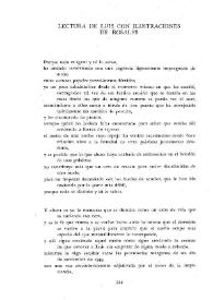 Lectura de Luis con ilustraciones de Rosales / José Manuel Caballero Bonald | Biblioteca Virtual Miguel de Cervantes