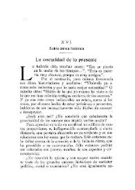Sobre crítica histórica : La oscuridad de lo presente / Eloy Bullón | Biblioteca Virtual Miguel de Cervantes