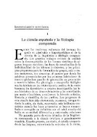 La ciencia española y la filología comparada / el Conde de la Viñaza | Biblioteca Virtual Miguel de Cervantes