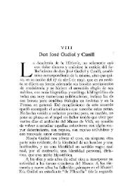 Don José Gudiol y Cunill / Elías Tormo | Biblioteca Virtual Miguel de Cervantes