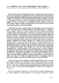 La juventud no tiene problemas "delicados" ... / por Itsvan Kazan | Biblioteca Virtual Miguel de Cervantes