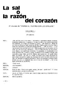 La sal o la razón del corazón | Biblioteca Virtual Miguel de Cervantes