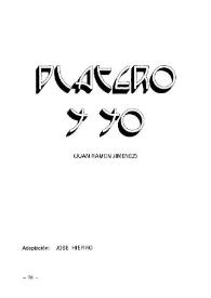 "Platero y yo" (Juan Ramón Jiménez) / adaptación José Hierro | Biblioteca Virtual Miguel de Cervantes