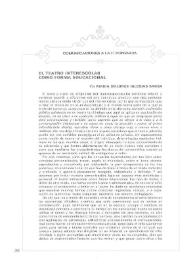 El teatro interescolar como forma educacional / por María Dolores Iglesias Barba | Biblioteca Virtual Miguel de Cervantes