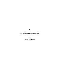 Mi amigo Pepe Francés / por José Subirá | Biblioteca Virtual Miguel de Cervantes