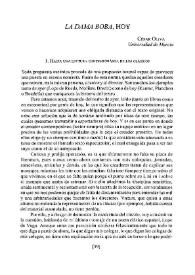 "La dama boba", hoy | Biblioteca Virtual Miguel de Cervantes