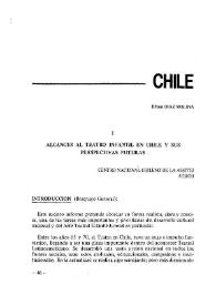 Informe de Chile | Biblioteca Virtual Miguel de Cervantes