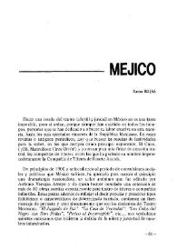 Informe de Méjico | Biblioteca Virtual Miguel de Cervantes