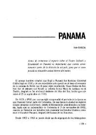 Informe de Panamá | Biblioteca Virtual Miguel de Cervantes