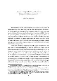 "El cuervo" de Edgar Allan Poe, en la traducción de Felipe Gerardo Cazeneuve (1890) / Bernat Castany Prado | Biblioteca Virtual Miguel de Cervantes