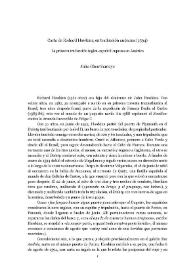 La primera traducción inglés-español impresa en América (1594) / Julio César Santoyo | Biblioteca Virtual Miguel de Cervantes