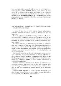 Ferrater Mora, "Las palabras y los hombres" [Reseña] | Biblioteca Virtual Miguel de Cervantes