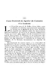 Casa Rectoral de Aguilar de Campóo | Biblioteca Virtual Miguel de Cervantes