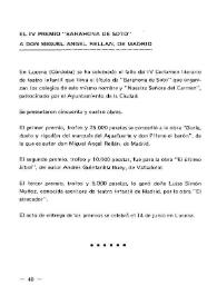 El IV Premio "Barahona de Soto" a Don Miguel Ángel Rellán, de Madrid | Biblioteca Virtual Miguel de Cervantes