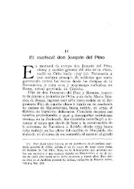 El mariscal don Joaquín del Pino / Luis Enrique Azarola Gil | Biblioteca Virtual Miguel de Cervantes