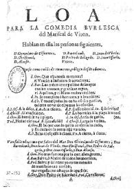 El Mariscal de Viron / de don Iuan Maldonado | Biblioteca Virtual Miguel de Cervantes