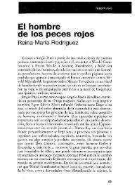 El hombre de los peces rojos / Reina María Rodríguez | Biblioteca Virtual Miguel de Cervantes