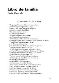 Libro de familia / Félix Grande | Biblioteca Virtual Miguel de Cervantes
