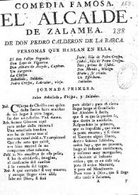 El alcalde de Zalamea / Pedro Calderón de la Barca; edición de José María Ruano de la Haza | Biblioteca Virtual Miguel de Cervantes