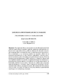 "Los pasos apresurados", de Dacia Maraini / Juan Carlos de Miguel | Biblioteca Virtual Miguel de Cervantes