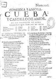 Cueba y castillo de amor / de don Francisco de Leyba | Biblioteca Virtual Miguel de Cervantes