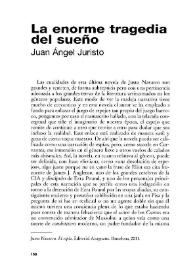 La enorme tragedia del sueño [Reseña] / Juan Ángel Juristo | Biblioteca Virtual Miguel de Cervantes