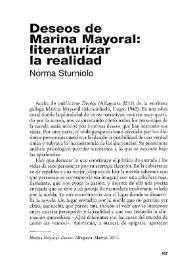 Deseos de Marina Mayoral [Reseña] / Norma Sturniolo | Biblioteca Virtual Miguel de Cervantes