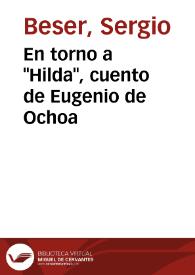 En torno a "Hilda", cuento de Eugenio de Ochoa / Sergio Beser | Biblioteca Virtual Miguel de Cervantes