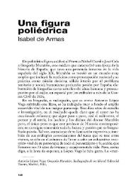Una figura poliédrica / Isabel de Armas | Biblioteca Virtual Miguel de Cervantes