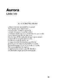 Aurora / Lêdo Ivo | Biblioteca Virtual Miguel de Cervantes