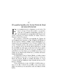 El castillo-basílica de Santa María la Real de Uxué (Navarra) / M. López Otero | Biblioteca Virtual Miguel de Cervantes
